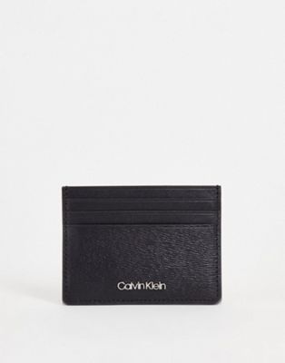 Calvin Klein minimalist cardholder in black