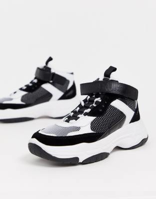 calvin klein chunky trainers white