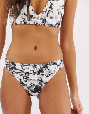 calvin klein marble bikini