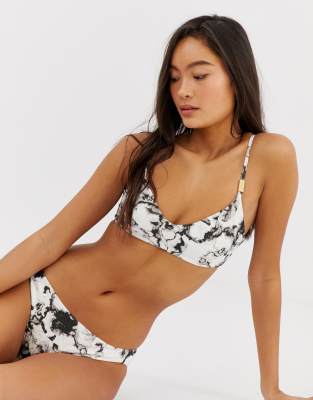 calvin klein marble bikini