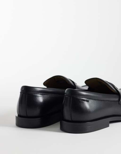 Calvin Klein - Mocassini in pelle neri, 4 di 4