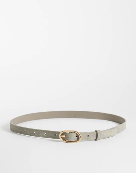 Calvin Klein mockaskärp med spänne 20 mm i beige - view 1