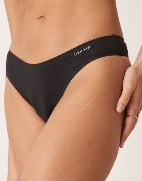  Calvin Klein Modern Air thong in black