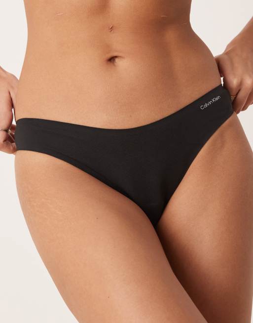  Calvin Klein Modern Air lingerie thong in black, 3 of 4