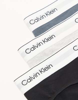 Calvin Klein Modern Cotton 3 Pack Hipster Brief In Multi
