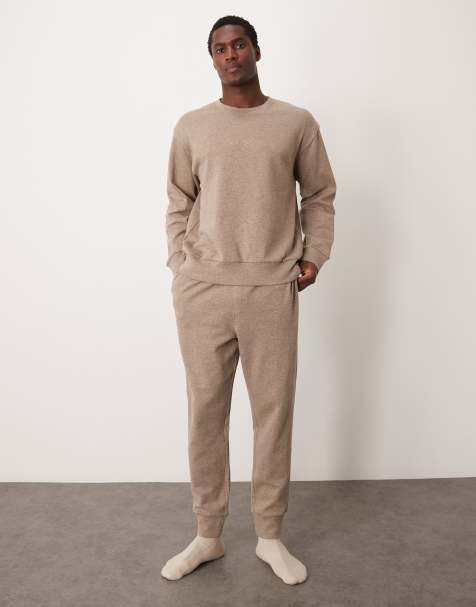 Calvin Klein – Modern Cotton – Beigemelerat, mysigt sweatshirtset - view 1