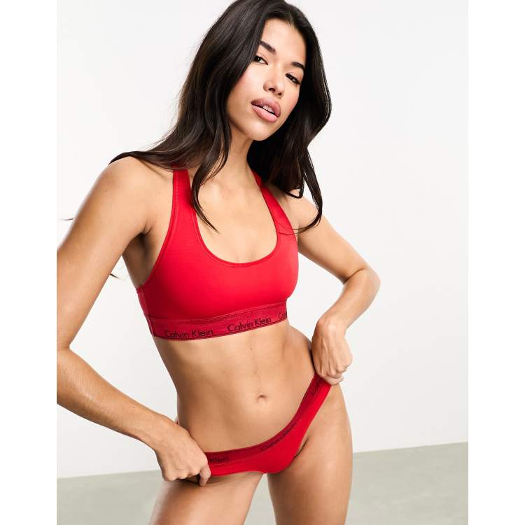 Calvin Klein, Intimates & Sleepwear, Calvin Kelvin Bra Red Lace