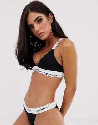 triangle calvin klein bralette