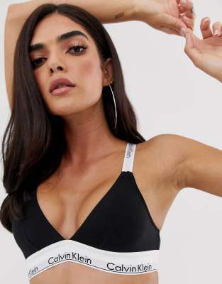 calvin klein modern cotton triangle bralette