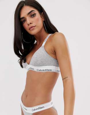 calvin klein modern branded strap triangle