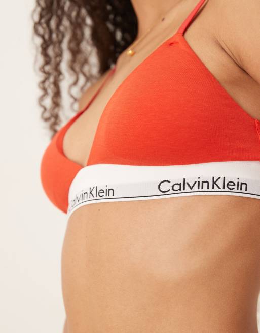 Calvin Klein Modern Cotton Brassière triangle à doublure