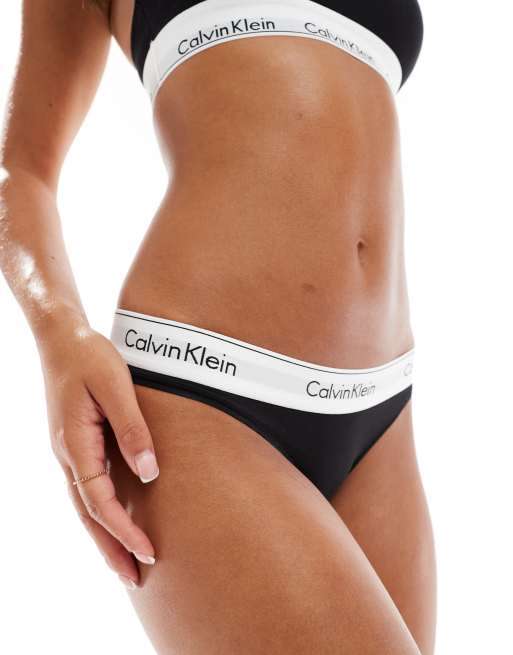 Calvin Klein - Modern Cotton - Culotte brésilienne - Noir, 2 de 4