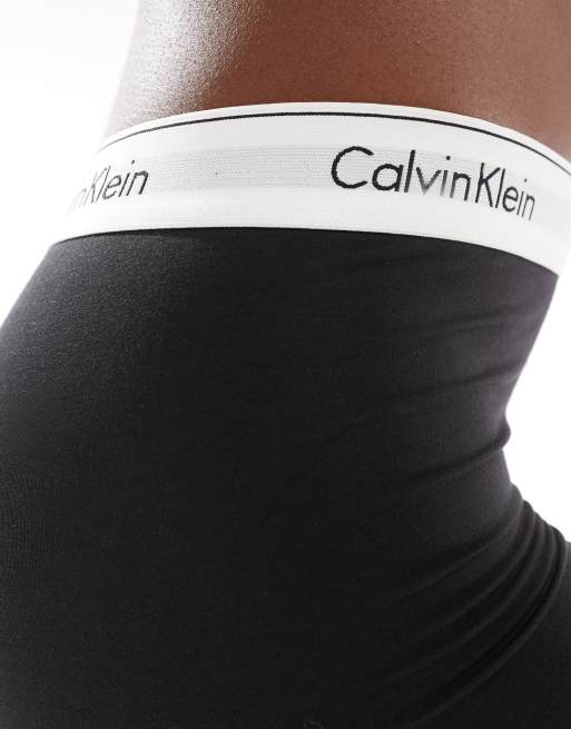 Calvin Klein Modern Cotton fashion boxer briefs in black ASOS