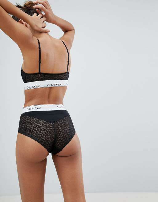 Calvin Klein Unlined Lace Bralette