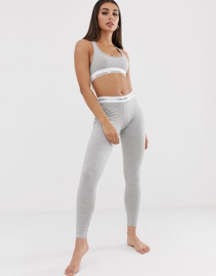 calvin klein sports bra and leggings set