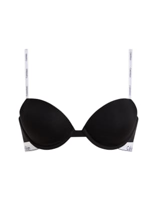 ブラジャー ^ ^ Women's Tonal Logo Cotton AF Demi Bra QF7948A CALVIN KLEIN] Tonal Logo Cotton AF Demi Bra ☆人気☆ (Calvin