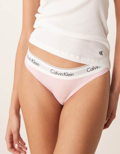 Calvin Klein - Modern Cotton - Lyserøde bikinitrusser - view 1