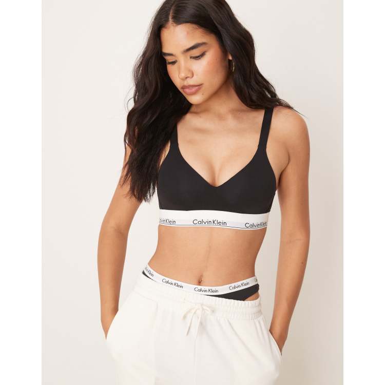 カルバン クライン Lift Bralette - Scoop Back Buy Calvin Klein Underwear Women White Cross Back Strap