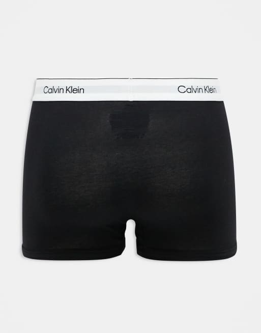 Calvin Klein - Modern Cotton - Set van 3 boxershorts in zwart, wit en naturel, 3 van 3