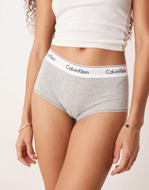 Calvin Klein Modern Cotton shorty brief in gray