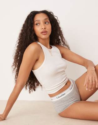Calvin Klein - Modern Cotton - Shorty-Slip in Grau