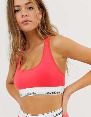 calvin klein short and crop top set