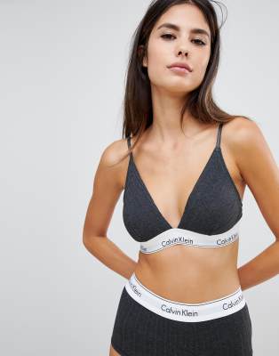 Calvin Klein modern cotton unlined triangle bra