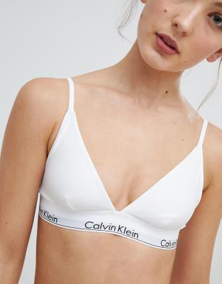 calvin klein modern cotton unlined triangle bra