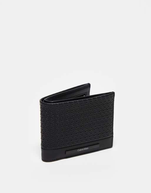 Calvin Klein - Modern - Dubbelgevouwen portemonnee in zwart