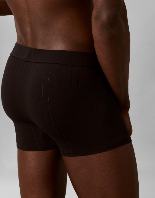 Calvin Klein – Modern – Gerippte Unterhose in Schwarz, 4 von 4