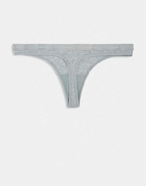 Calvin Klein - Modern Logo - Lot de 5 strings avec taille à logo métallisé - Multicolore, 2 de 3