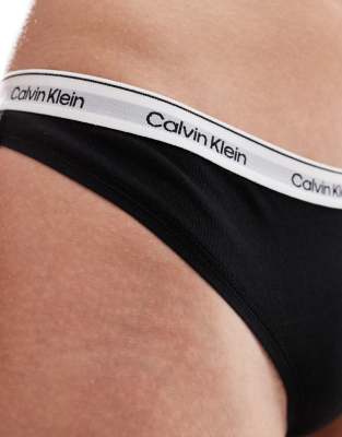 Calvin Klein Culotte En Coton In Black
