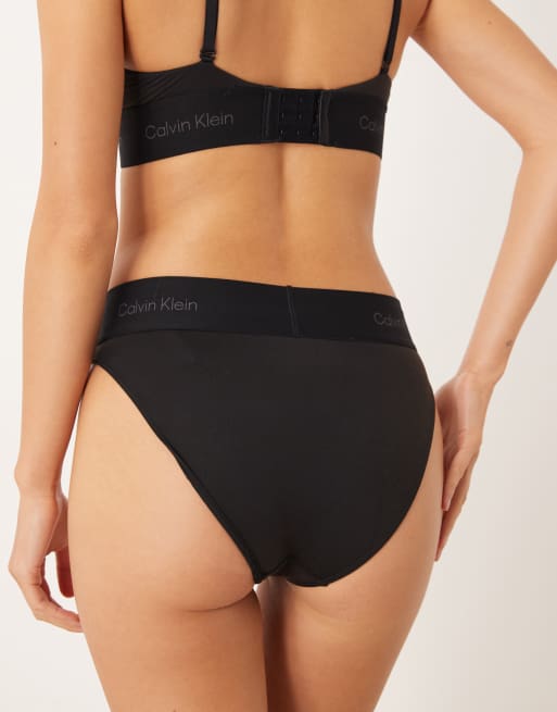 Calvin Klein – Modern Logo – Slips in Schwarz im Bikinistil mit Logoaufnäher, 2 von 4