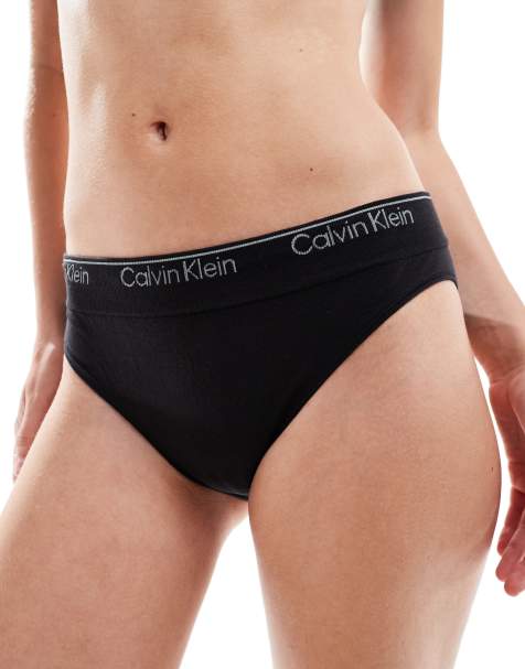 Calvin Klein - Modern - Naadloze onderbroek in bikinistijl in zwart - view 1