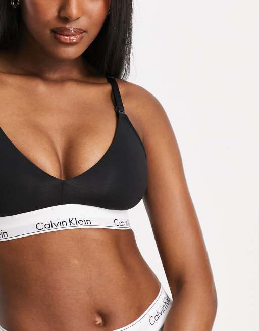 Sport-BH von Calvin Klein, schwarz