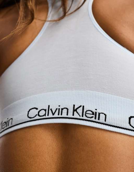 Calvin Klein Modern Seamless bralette in baby blue