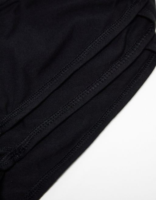 Calvin Klein – Modern Structure – Zestaw 3 par czarnych slipów z kolorowymi taliami, 4 z 4
