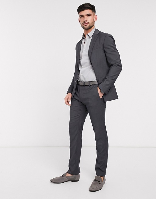 Calvin Klein modern textuerd suit trousers