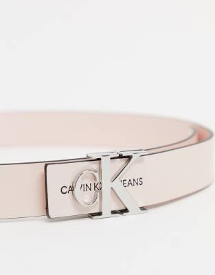 pink calvin klein belt