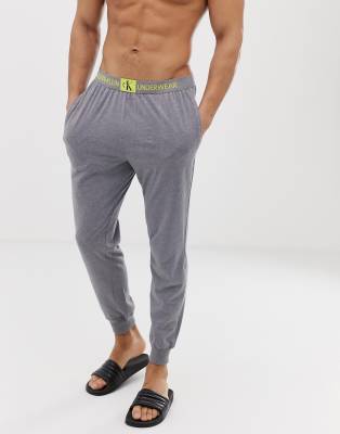 grey joggers calvin klein