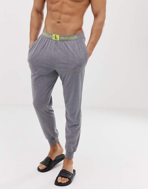 Calvin klein store monogram joggers grey