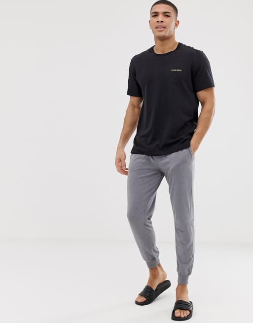 Calvin klein monogram joggers clearance grey