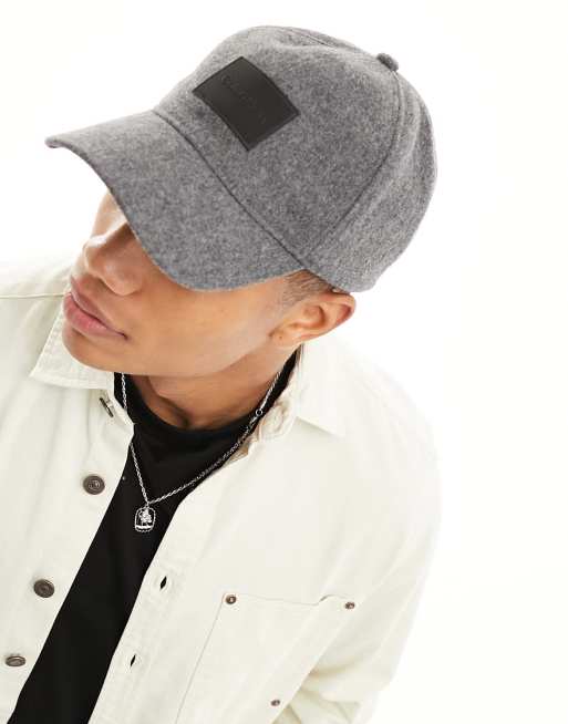Calvin Klein – Mörkgrå yllekeps