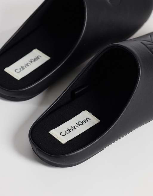 Calvin Klein Mules mit markantem Logo in Schwarz, 4 von 4