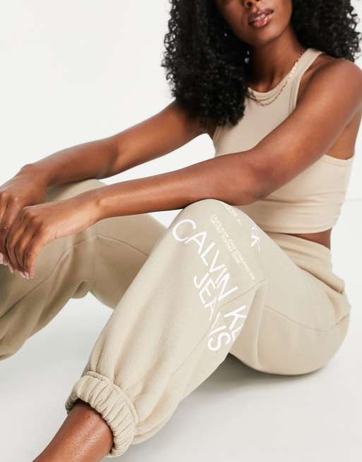 Calvin klein joggers outlet womens uk