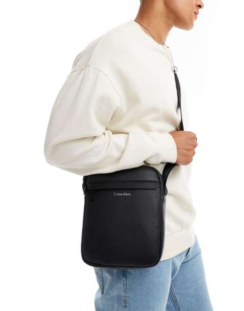 Calvin Klein Must reporter bag in black - view 1