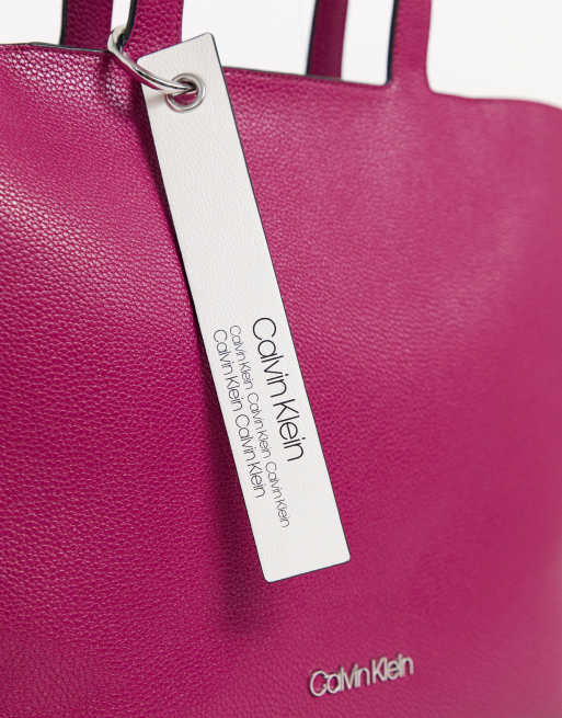 Calvin Klein Neat shopper bag in purple