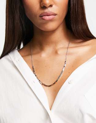 calvin klein rose gold necklace