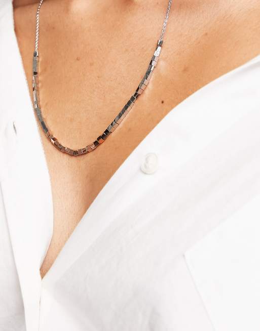 Calvin Klein necklace in rose gold and silver