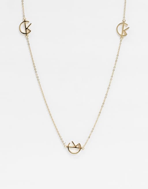 Calvin klein best sale gold necklace